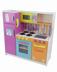 Большая детская игровая кухня Deluxe Big & Bright Kitchen (KidKraft, 53100_KE)